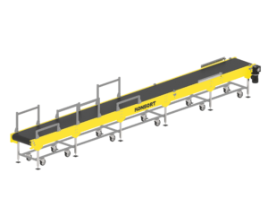 Straight horizontal line conveyor (10m)