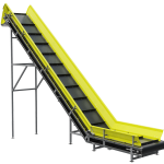 L-shaped conveyor