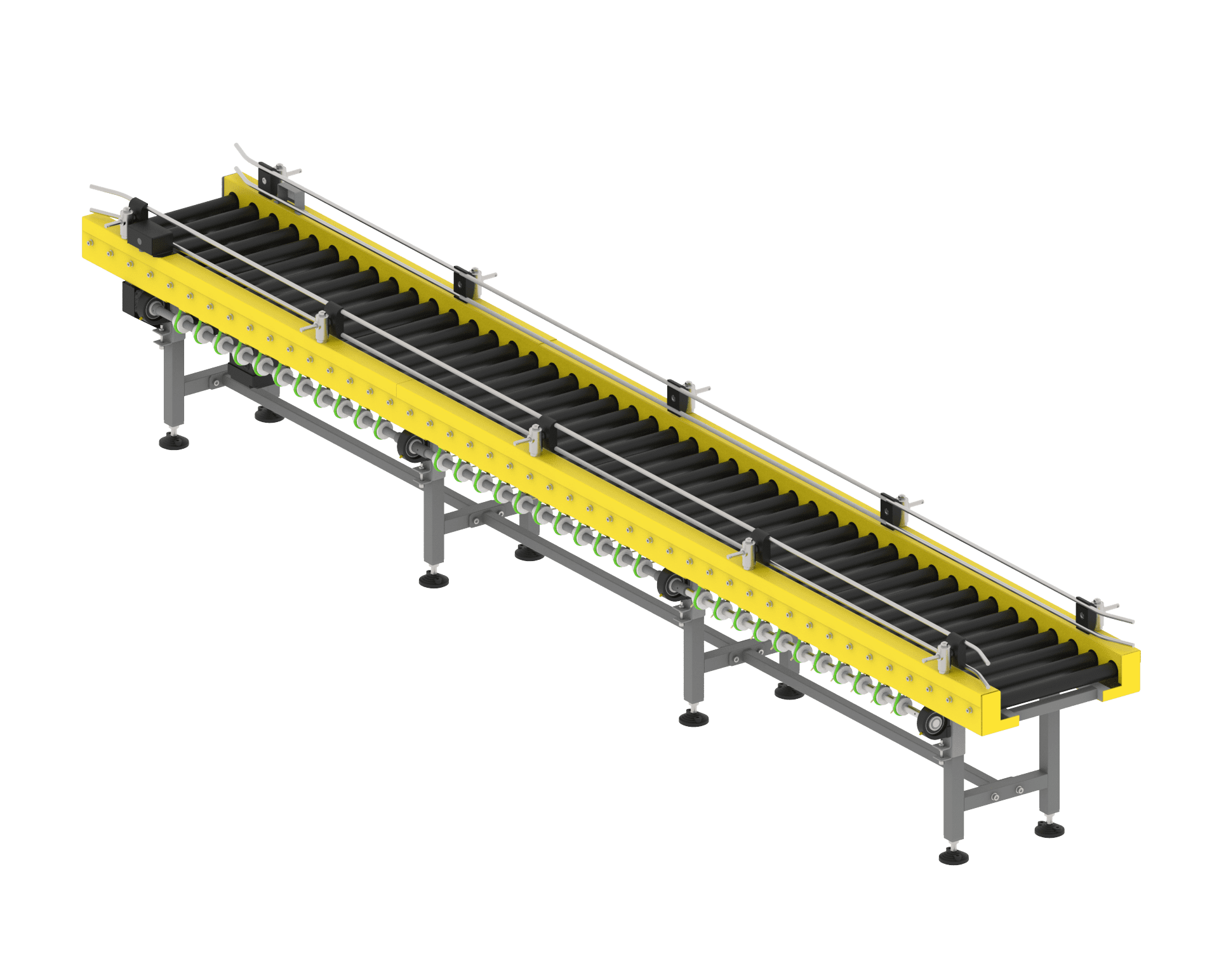 Drive roller conveyor (conveyor for displacement) 3 m roller conveyor