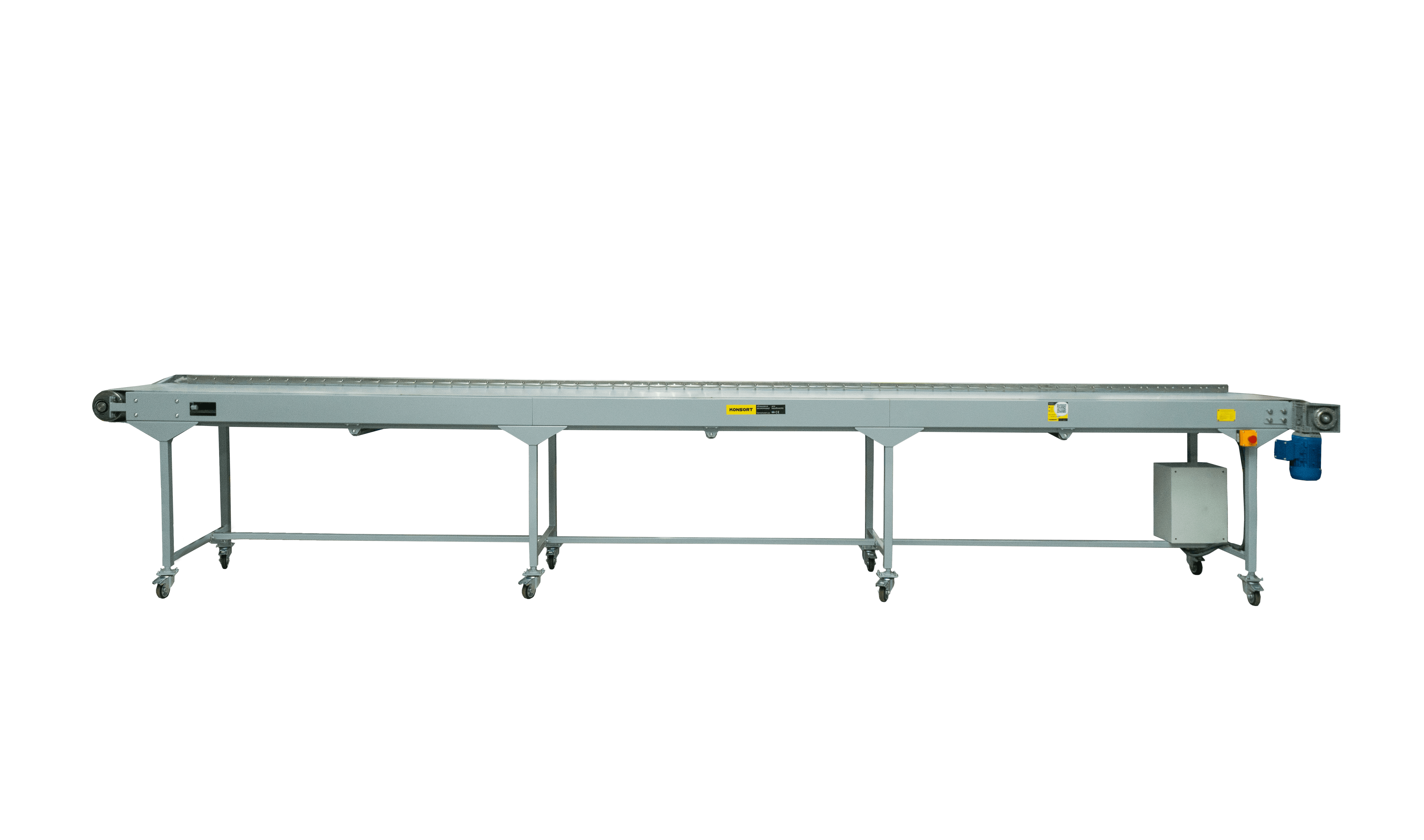 Straight horizontal line conveyor (10m)