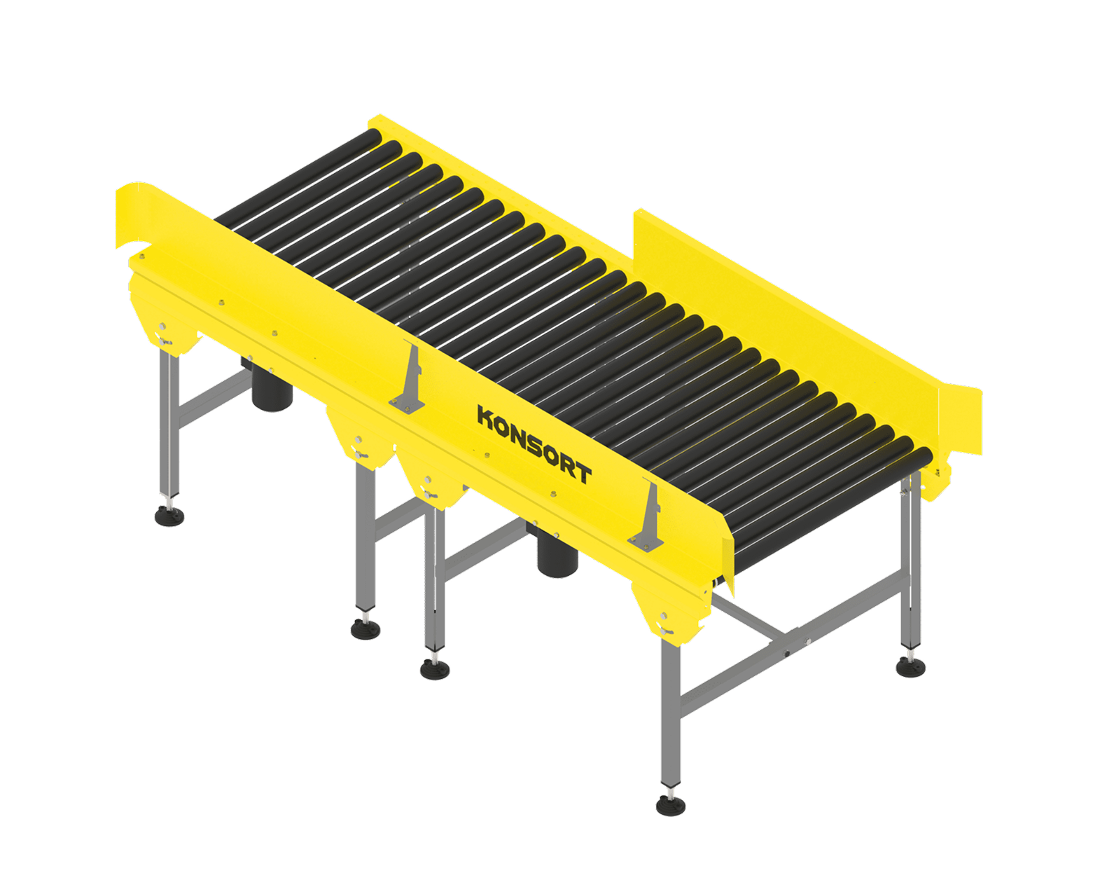 Non-drive roller conveyor (roller conveyor) 1m universal conveyor