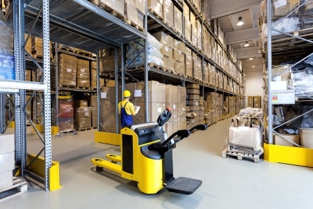 Preventive maintenance and replacement of component materials for warehouse equipment