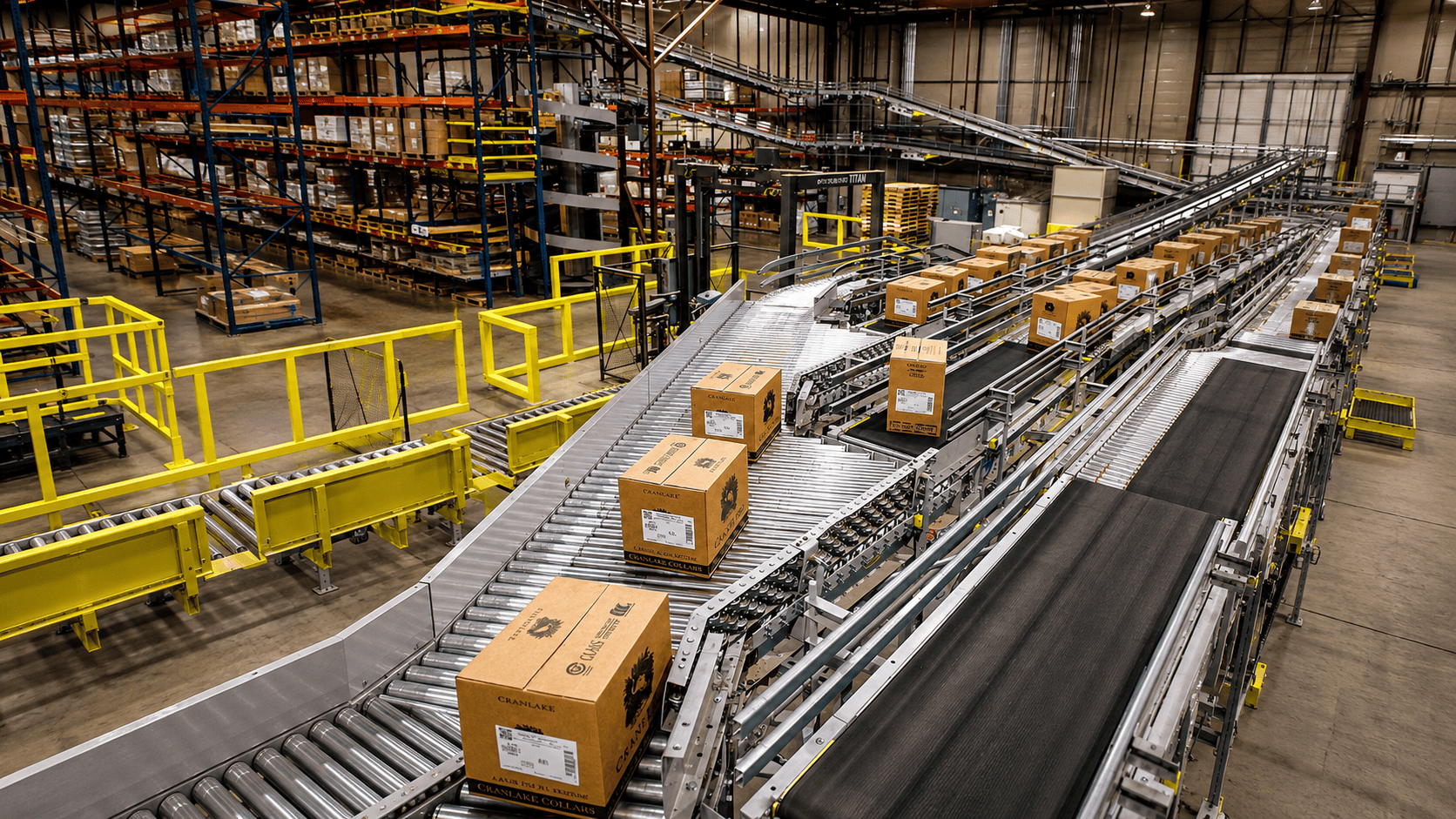Conveyor systems for warehouse and production in Ukraine