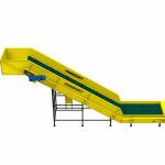 L-образный ленточно-цепной конвейер